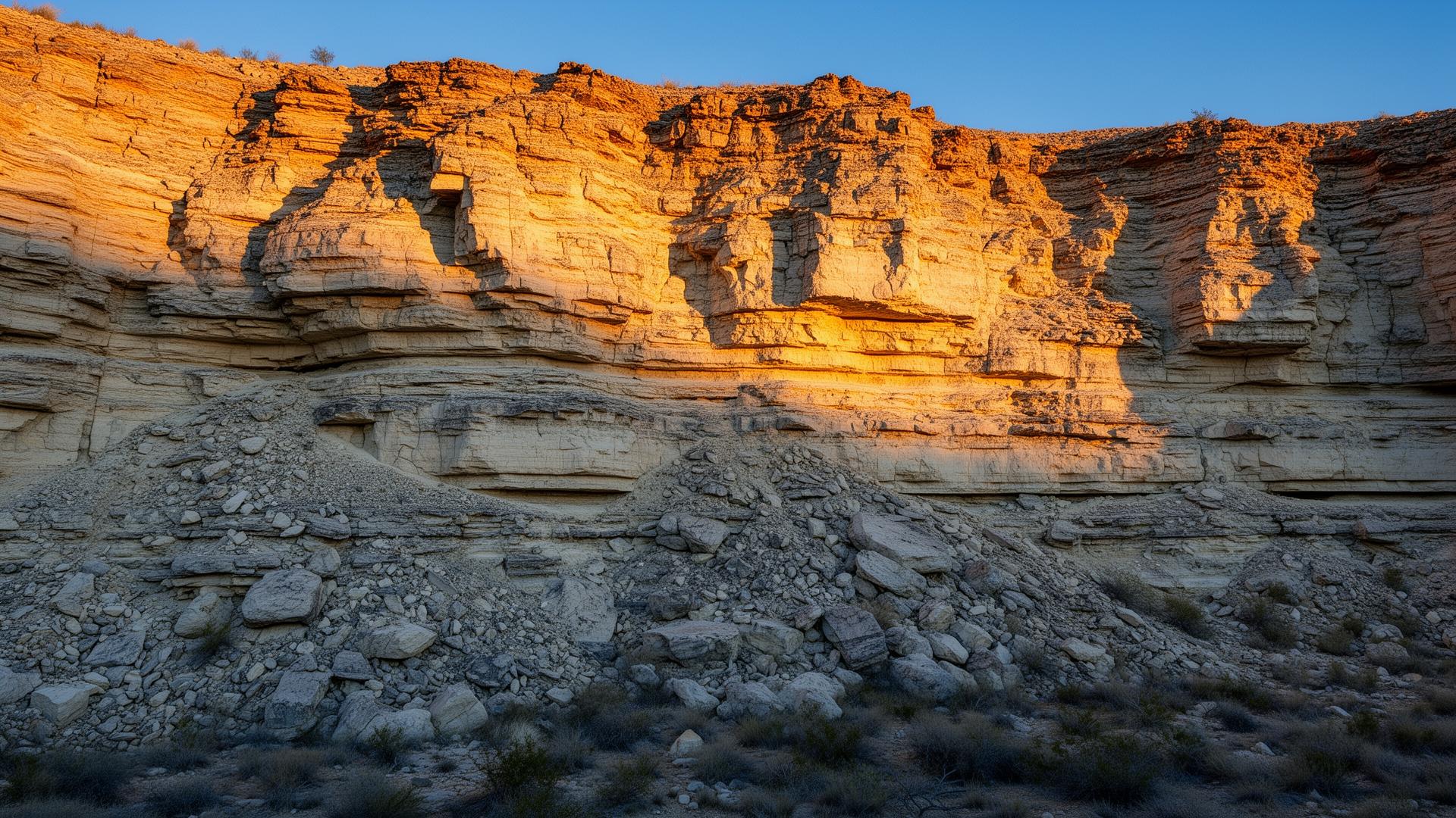 Estratigrafía del desierto sonorense